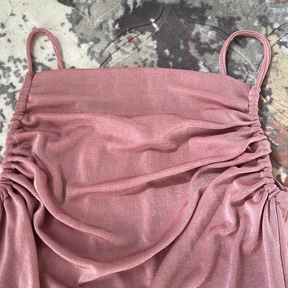 Pink Short Dress - Picture 2 of 2